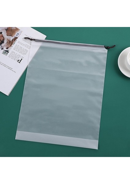 50 Adet Pe Büzgülü Çanta, Özellikler: 25X35Cm Şeffaf (Yurt Dışından)