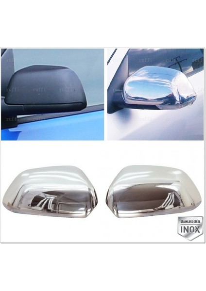 Skoda Octavia A5 Krom Ayna Kapağı 2 Parça 2004-2009 Paslanmaz Çelik fiyatları