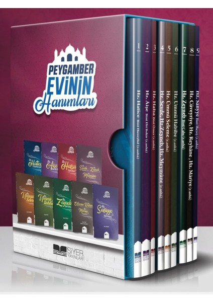 Peygamber Evinin Hanımları 9 Kitaplık Özel Kutulu Set