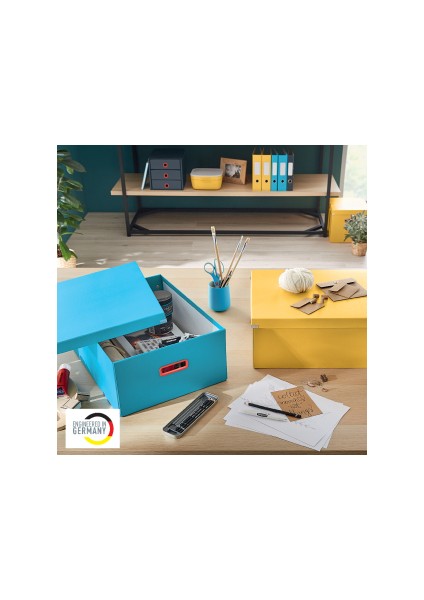 Click & Store Cosy Büyük Boy Saklama Kutusu Mavi