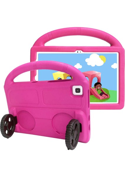 Samsung Galaxy T720 Tab S5E Uyumlu Kids Design Standlı Silikon Kılıf