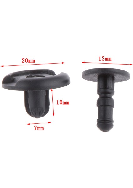 Araba Boot Bump Panel Trim Klipleri B2 Itin (Yurt Dışından)