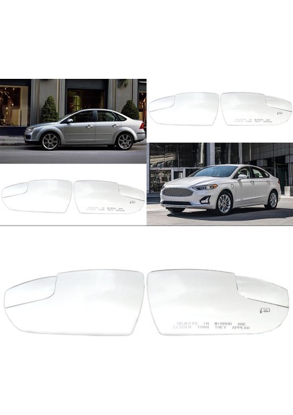 Dikiz Aynaları Cam Değiştirmeleri Yedekleme Aynası Cam Ford Focus Için Fit Sol Sağ 1 Çift (Yurt Dışından) indirimleri