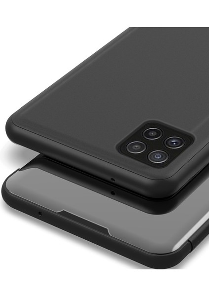 Samsung Galaxy A22 Için Ayna Yüzey Deri Kaplama Telefon Kılıfı - Gümüş (Yurt Dışından) indirimleri