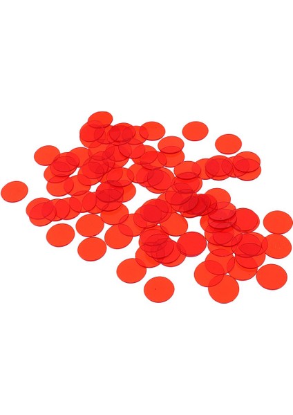 500PCS Profesyonel Bingo Oyun Cips Sayma Bingo Cips Kırmızı Kırmızı (Yurt Dışından) fiyatları