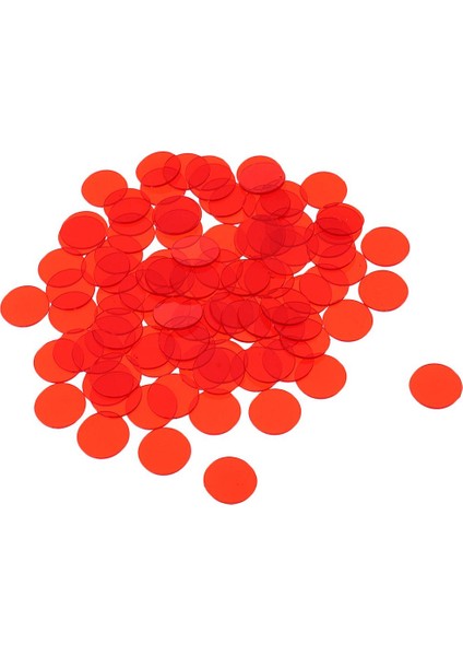 500PCS Profesyonel Bingo Oyun Cips Sayma Bingo Cips Kırmızı Kırmızı (Yurt Dışından) fırsatları