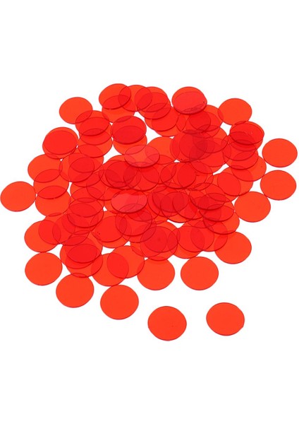 500PCS Profesyonel Bingo Oyun Cips Sayma Bingo Cips Kırmızı Kırmızı (Yurt Dışından) indirimleri