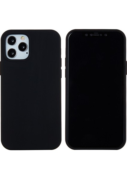 Hello- U iPhone 12 Mini 5.4 Inç Uyumlu Silikon Yumuşak Tpu Telefon Kılıfı - Siyah (Yurt Dışından)
