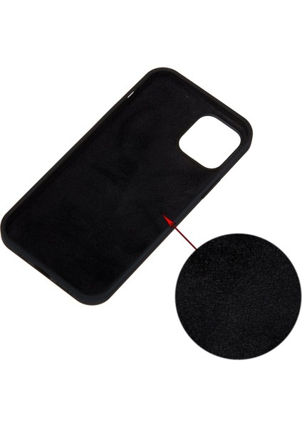 Hello- U iPhone 12 Mini 5.4 Inç Uyumlu Silikon Yumuşak Tpu Telefon Kılıfı - Siyah (Yurt Dışından)