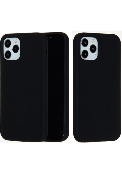 Hello- U iPhone 12 Mini 5.4 Inç Uyumlu Silikon Yumuşak Tpu Telefon Kılıfı - Siyah (Yurt Dışından)