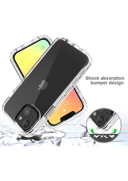 iPhone 13 Mini Için Düşmeye Dayanıklı Gradyan Renkli Tpu + Pc Telefon Kılıfı - Mavi (Yurt Dışından) fırsatları