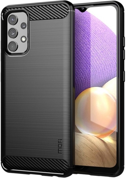 Samsung Galaxy A32 4g Için Karbon Fiber Tpu Kılıf - Siyah (Yurt Dışından)