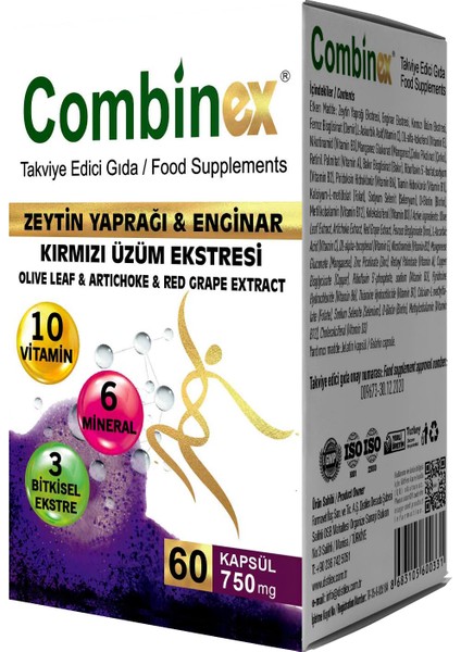 Combinex Kapsül 750 Mg fiyatları