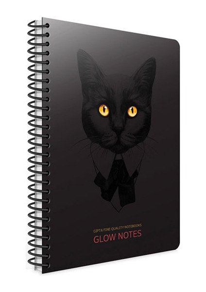 Glow Notes Spiralli Sert Kapak Defter 19X26 Çizgili 4200