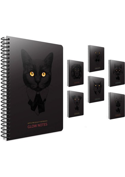 Glow Notes Spiralli Sert Kapak Defter 19X26 Çizgili 4200 fiyatları