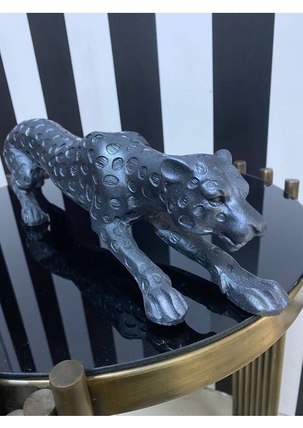 Leopar Antrasit Dekoratif Biblo