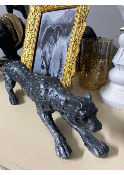 Leopar Antrasit Dekoratif Biblo