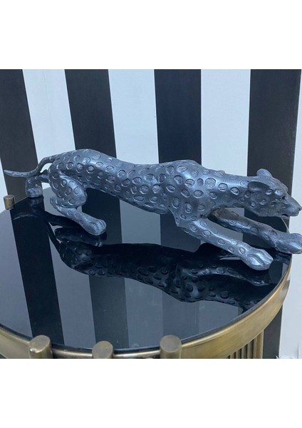 Leopar Antrasit Dekoratif Biblo
