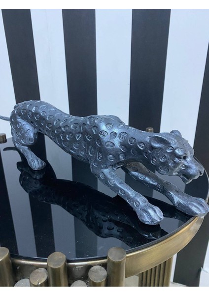 Leopar Antrasit Dekoratif Biblo