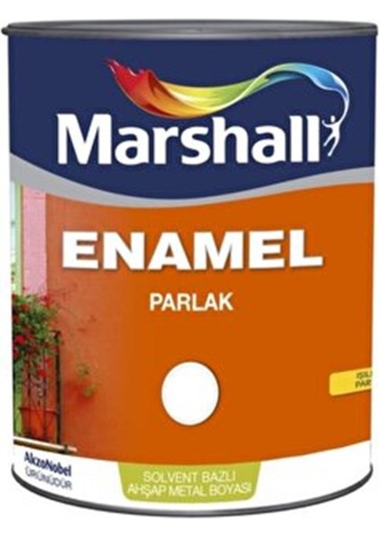 Enamel Solvent Bazlı Ahşap-Metal Boyası Parlak Bayrak Kırmızı 0,75LT