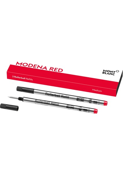 2 Roller Kalem Yedeği Medium Modena Red 128234