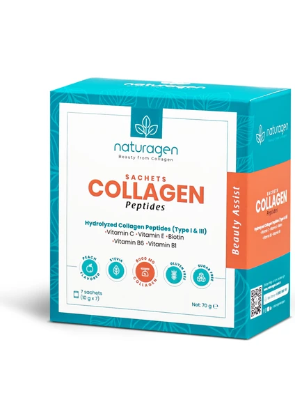 Collagen 7'Li Saşe - Beauty Assıst Şeftali Aromalı