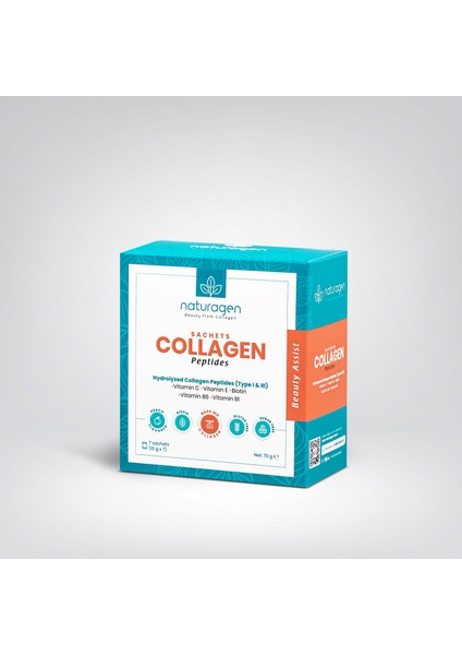 Collagen 7'Li Saşe - Beauty Assıst Şeftali Aromalı