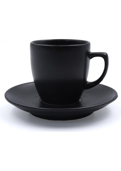 2'li Siyah Mat Fincan Takımı & Cam Cezve & Cam Kavanoz Türk Kahvesi Hediye Seti fiyatları