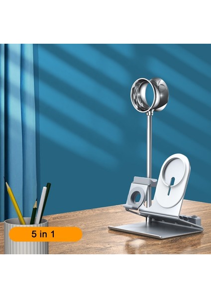 5'i 1 Arada Çok Işlevli Kulaklık Depolama Braketi Gümüş (Yurt Dışından) fiyatları