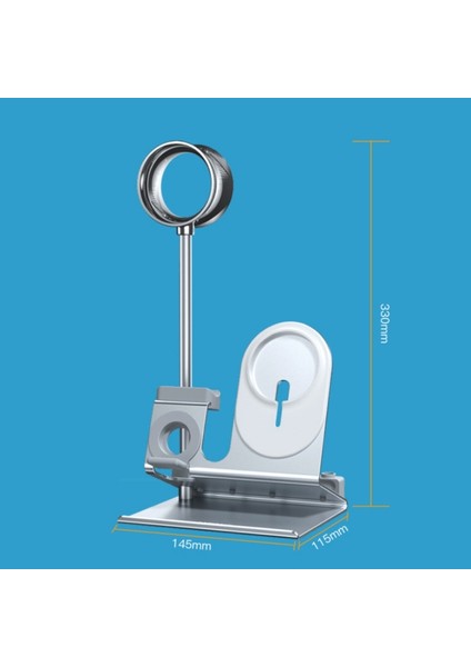 5'i 1 Arada Çok Işlevli Kulaklık Depolama Braketi Gümüş (Yurt Dışından) modelleri