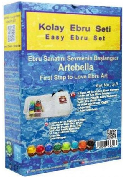 Artebella Kolay Ebru Seti No - 2,5