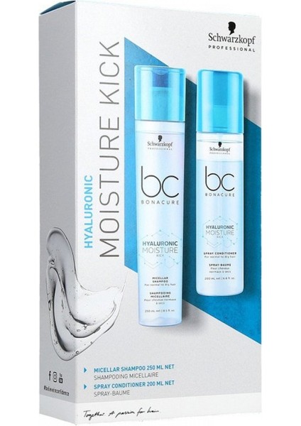 Bc Hyaluronic Moist Kick Set Micellar Shamp.250ml+Cond.200ml