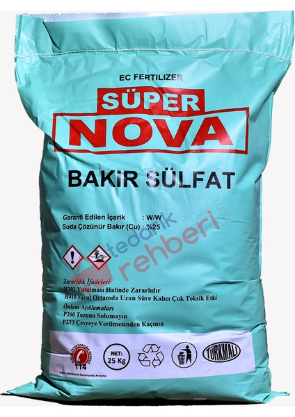 Bakır Sülfat 25 Kg