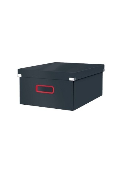 Click & Store Cosy Büyük Boy Saklama Kutusu Gri