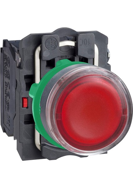 Schneider XB5AW34M5 Işikli Buton Kirmizi LED 1na+1nk 220VAC