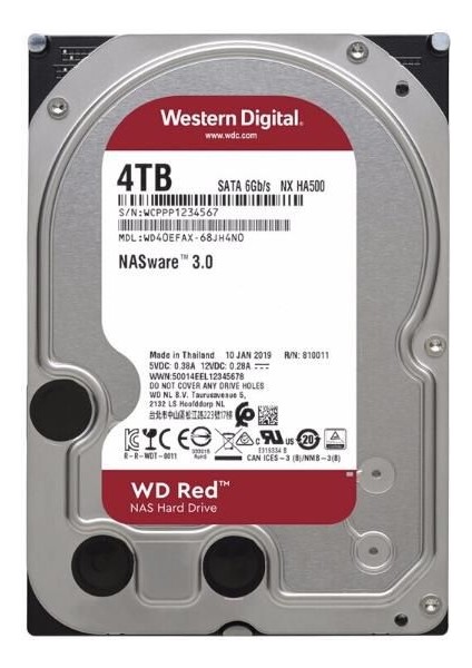 Wd Elements WD40EFAX 3.5 Dahili Harddisk 4 Tb 6 Gbs Sata