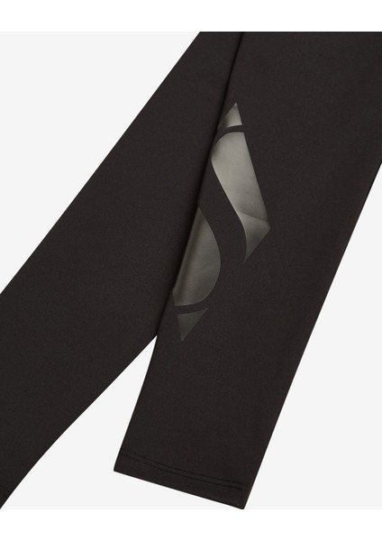 W Big Logo Legging Siyah Kadın Tayt S221139-001 modelleri