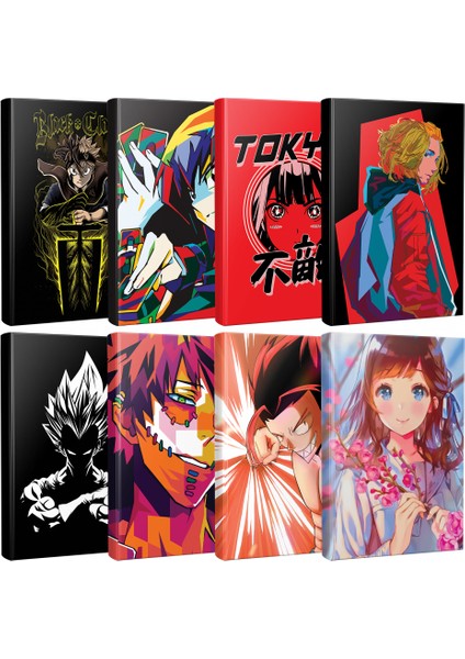 8 Defter Black Clover-Gambit-Fearless-Tokyo revengers-Goku-Surabaya-Punch-Cherry Blossom