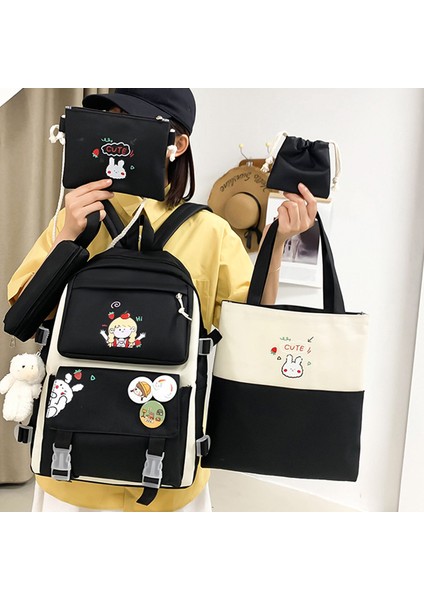 4 Parça Büyük Kapasiteli Okul Çantası Seti (Yurt Dışından) fiyatları