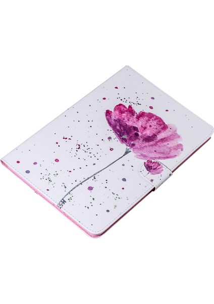 Huawei Mediapad T5 Için Mor Orkide Deri Kılıfı (Yurt Dışından) modelleri