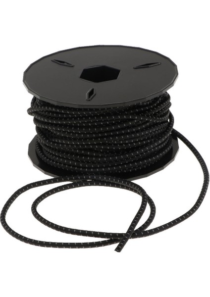 Premium 3mm Deniz Sınıfı Bungee Şok Streç Kordon Kravat Aşağı Streç Bant Dıy - Siyah (Yurt Dışından)