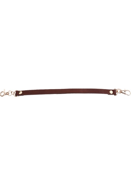30 cm Örgülü Pu Deri Çanta Kayışı Metal Çanta Zincir Kemer Değiştirme Kırmızı(Yurt Dışından)