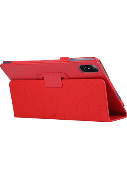 Litchi Doku Deri Kılıf Onur Tablet V7 Pro (Yurt Dışından)
