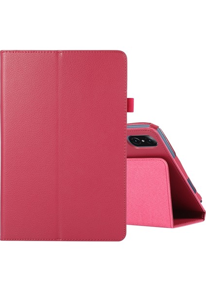 Litchi Doku Deri Kılıf Onur Tablet V7 Pro (Yurt Dışından)