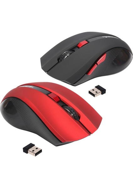 Kablosuz Oyun Fare 2.4g Bilgisayar Optik Oyunu Fareler 2400 Dpı 6buttons Siyah (Yurt Dışından) fırsatları