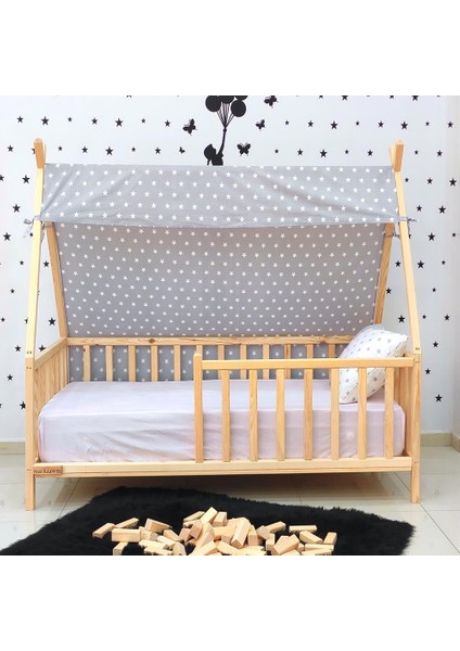 Montessori Yatak Ahşap Doğal Çam Karyola Bodrum fiyatları