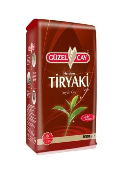 Herdem Tiryaki Siyah Dökme Çay 6 x 1 kg