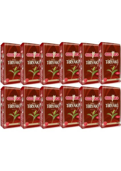 Herdem Tiryaki Siyah Dökme Çay 12 x 1 kg