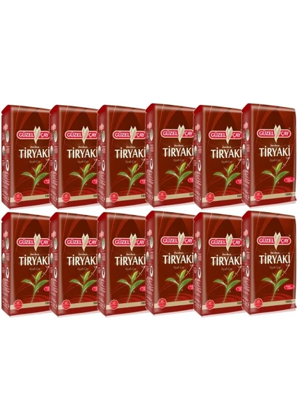 Güzel Çay Herdem Tiryaki Siyah Dökme Çay 12 x 1 kg