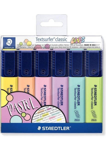Staedtler Textsurfer Classic Işaretleme Kalemi 6 ReNK Pastel